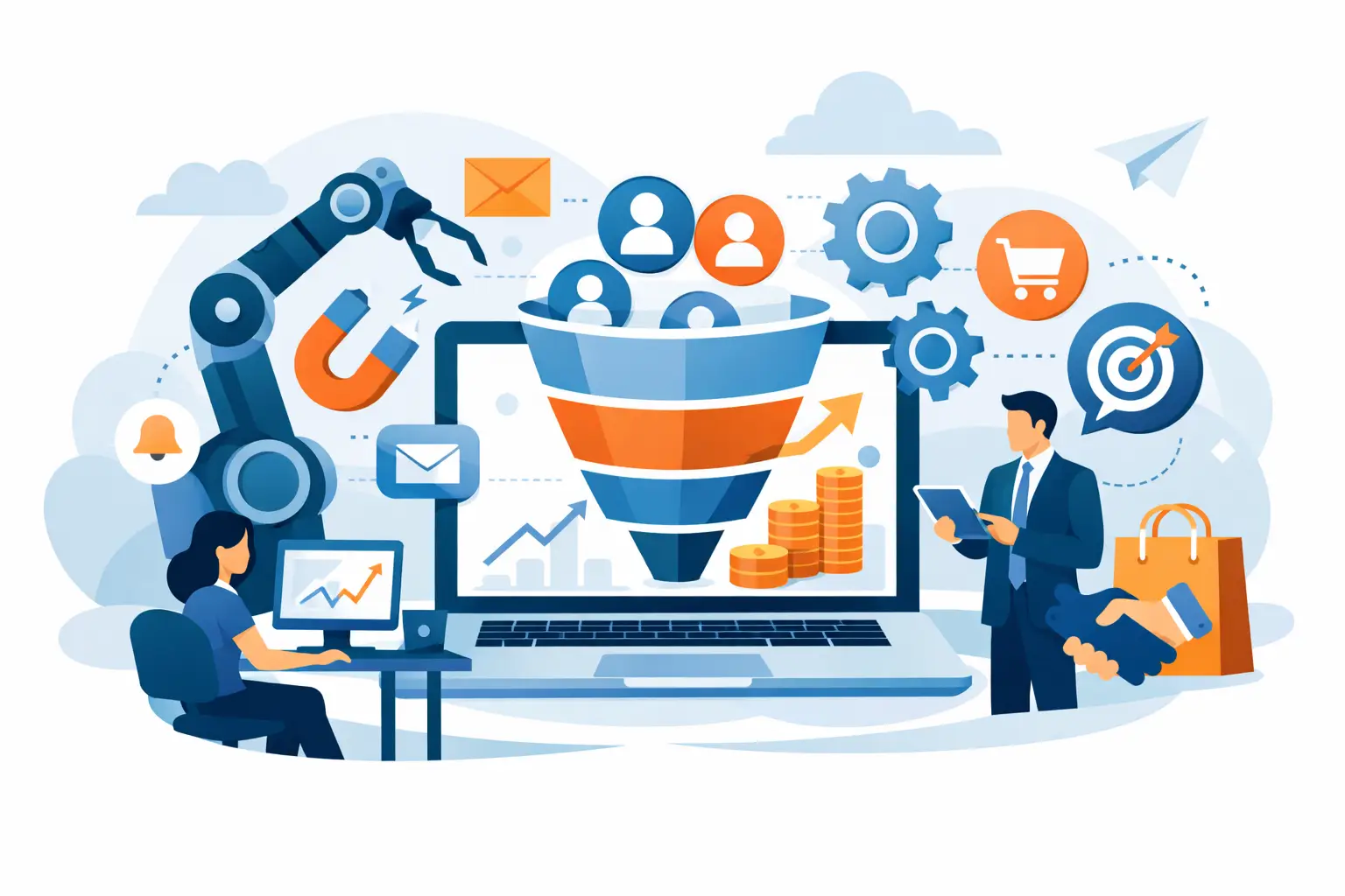 Automatización de marketing para ventas real