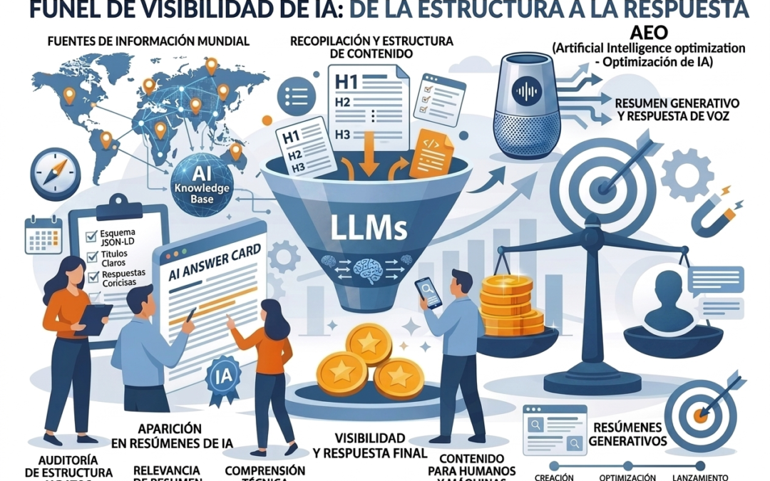 Cómo optimizar contenidos para aparecer en respuestas de IA y resúmenes generativos